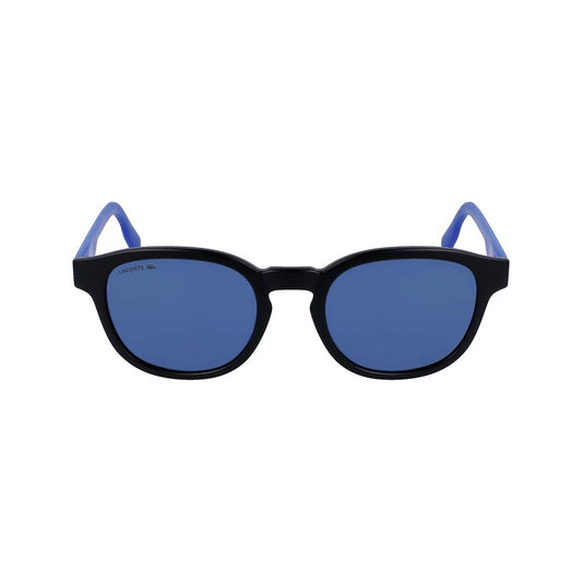 Lacoste Black Injected Sunglasses Lacoste Steel Blue