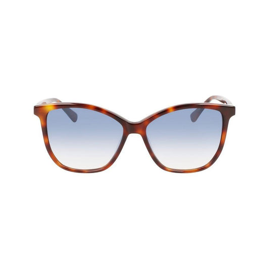 Longchamp Brown Haircalf Sunglasses