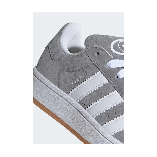 Adidas Adidas Gray Leather Sneaker AD-13307400136-38 2/3