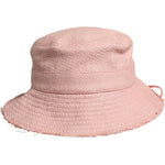 Dolce & Gabbana Pink Cotton Wide Brim Bucket Hat