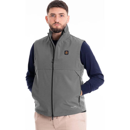 Refrigiwear Brown Polyester Men Vest