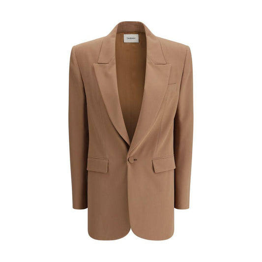 Saint Laurent Single-breasted Blazer Saint Laurent Dim Gray