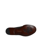 Dolce & Gabbana Black Embroidered Classic Leather Derby Dress Shoes