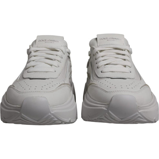 Dolce & Gabbana White Daymaster Low Top Sneakers Shoes MV7157-39.5