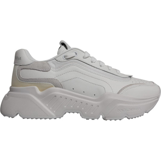 Dolce & Gabbana White Daymaster Low Top Sneakers Shoes MV7159-40.5