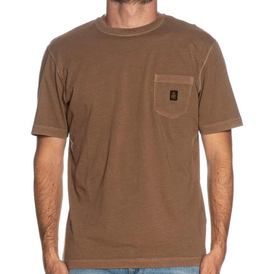 Refrigiwear Brown Cotton T-Shirt