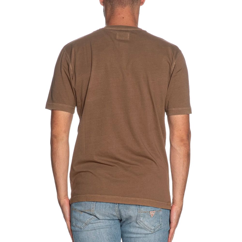 Refrigiwear Brown Cotton T-Shirt