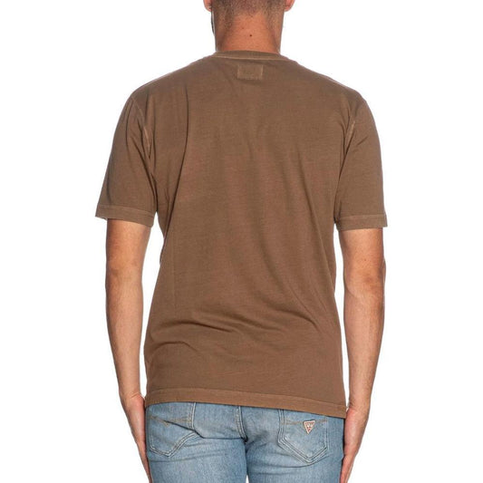 Refrigiwear Brown Cotton T-Shirt