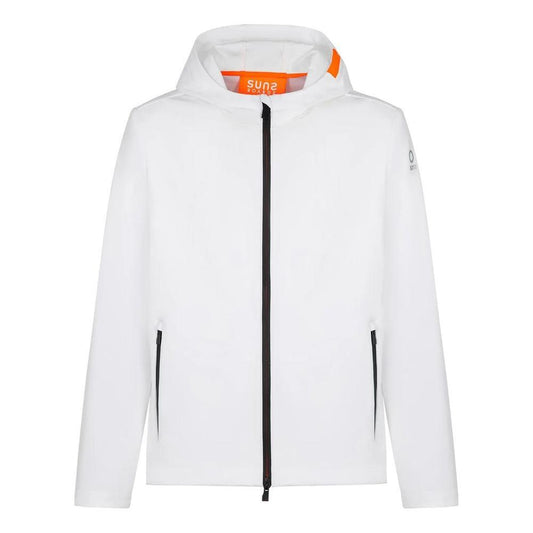 Suns White Polyester Jacket