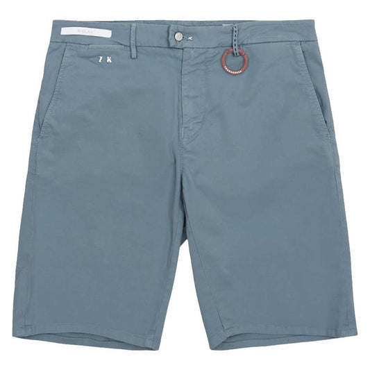 Tramarossa Light Blue Linen Men Short