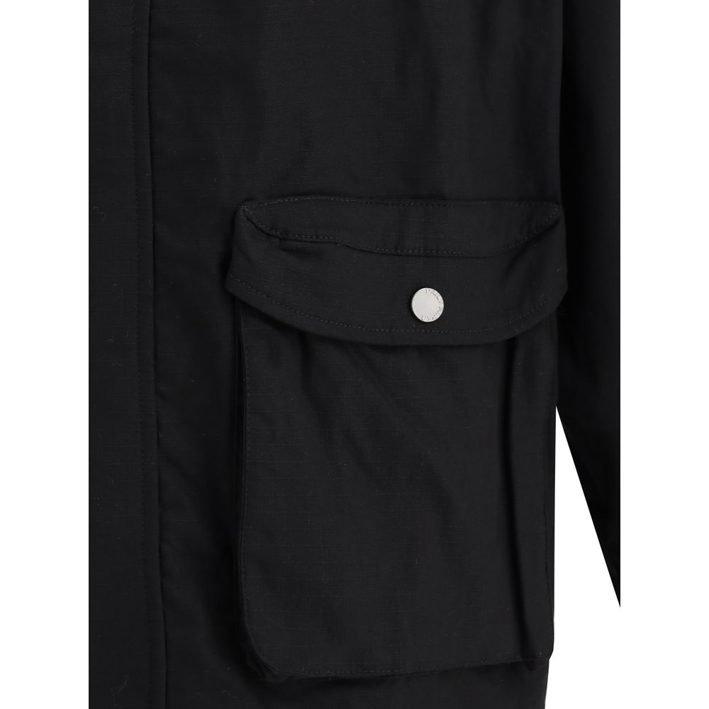 Daily Paper Black Cotton Shell Jacket