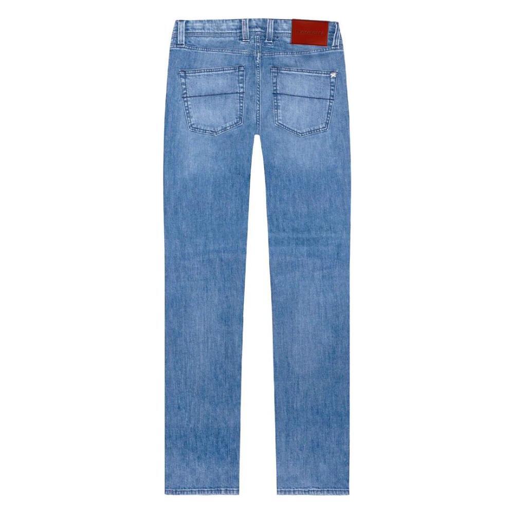 Tramarossa Blue Cotton Men Jeans