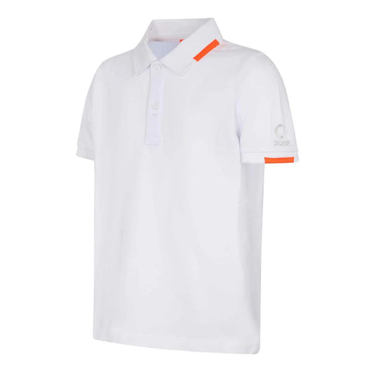 Suns White Cotton Polo Shirt SU-15040-S