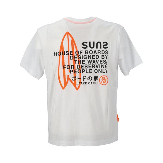 Suns White Cotton T-Shirt SU-15060-XXL