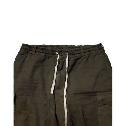 Dolce & Gabbana Brown Cotton Stretch Cargo Pants