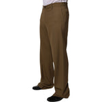 Dolce & Gabbana Brown Wool Straight Formal Dress Pants PAN75355-48