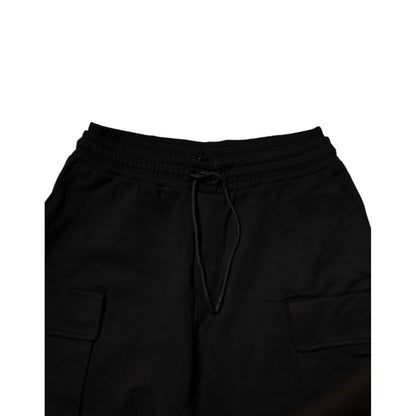 Dolce & Gabbana Black Cotton Men Cargo Jogger Sweatpants Pants