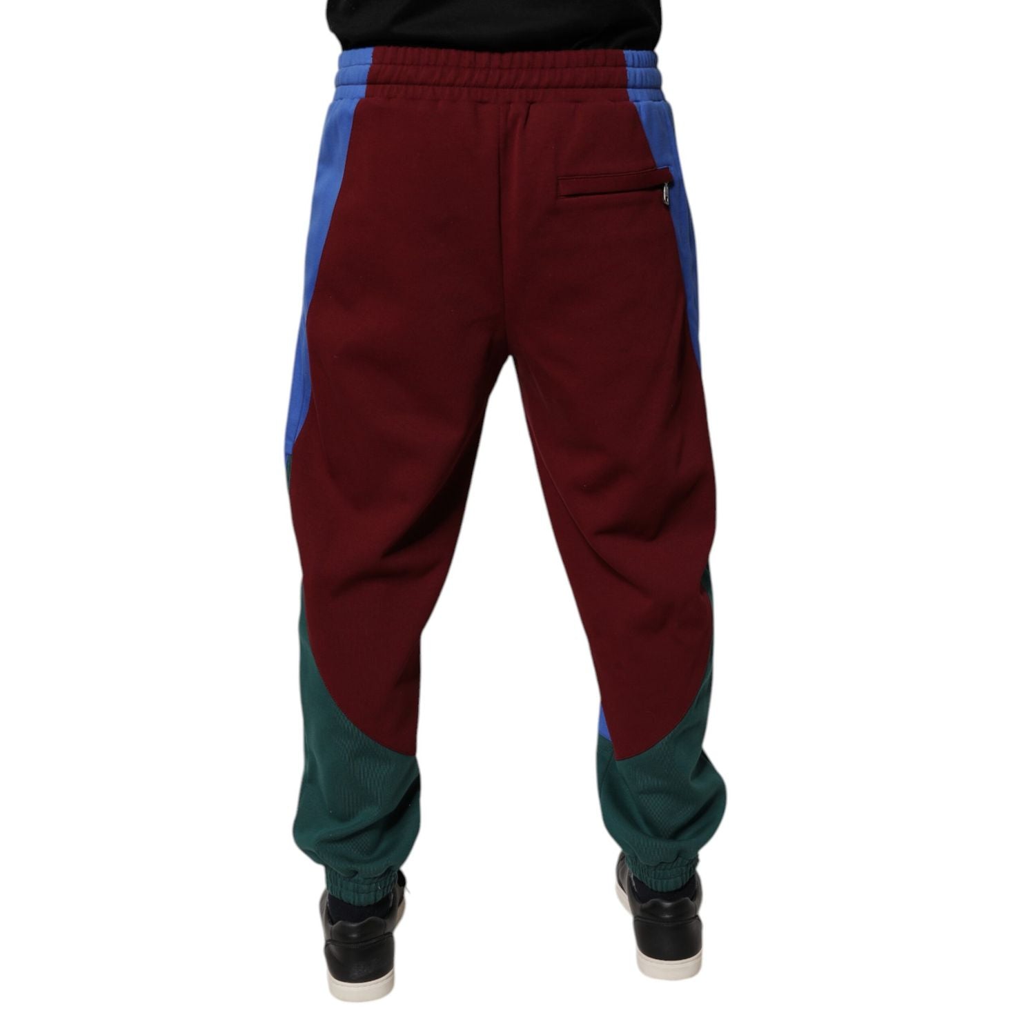 Dolce & Gabbana Multicolor Cotton Men Jogger Sweatpants Pants