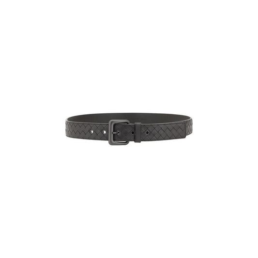Bottega Veneta Iconic intrecciato Belt Bottega Veneta Dark Slate Gray