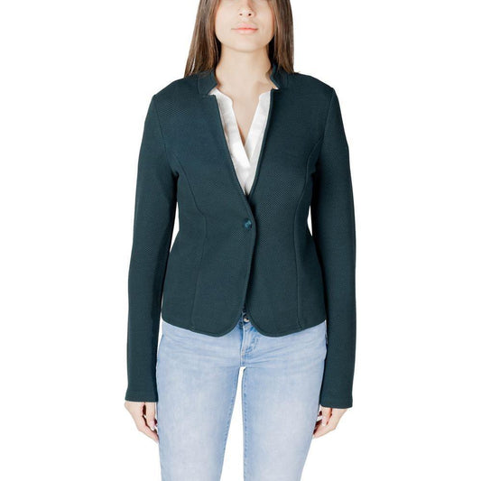 Street One Green Cotton Suits & Blazer