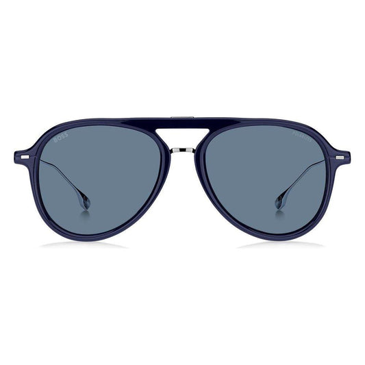 Hugo Boss Blue Acetate Sunglasses Hugo Boss Slate Gray