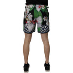 Dolce & Gabbana Multicolor Floral Polyester Men Bermuda Shorts