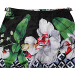 Dolce & Gabbana Multicolor Floral Polyester Men Bermuda Shorts