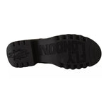 FLY LONDON Black Leather Low Top Lace Up Women Oxford Shoes
