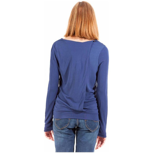 Gant Blue Viscose Women T-Shirt