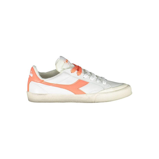 Diadora White Leather Women Sneaker Diadora Antique White
