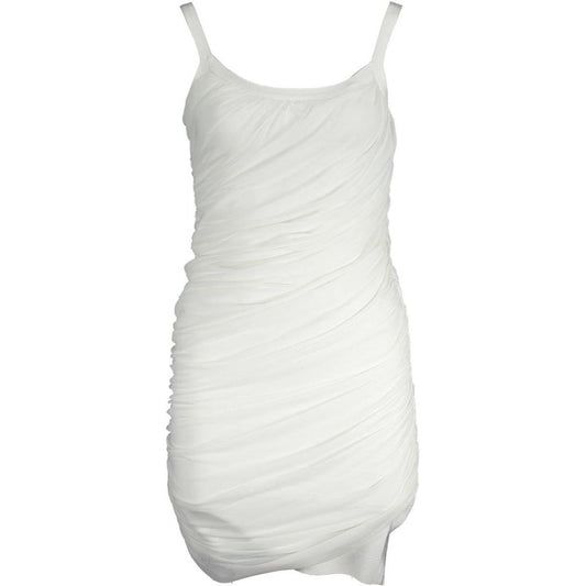 Marciano by Guess White Viscose Women Dress Marciano by Guess Light Gray