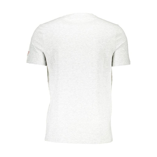 Guess Jeans Gray Cotton Men T-Shirt