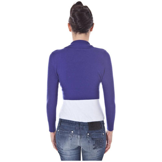 Datch Purple Wool Sweater Datch Dark Slate Blue