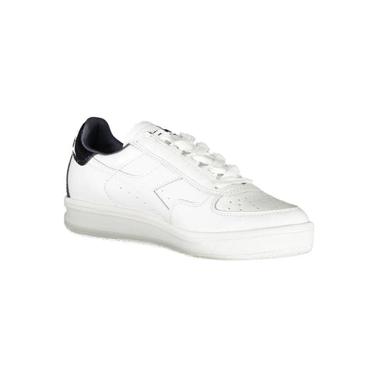 Diadora White Leather Women Sneaker Diadora Lavender