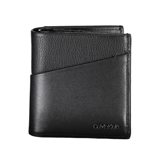 Calvin Klein Black Recycled Polyester Men Wallet CA-26293