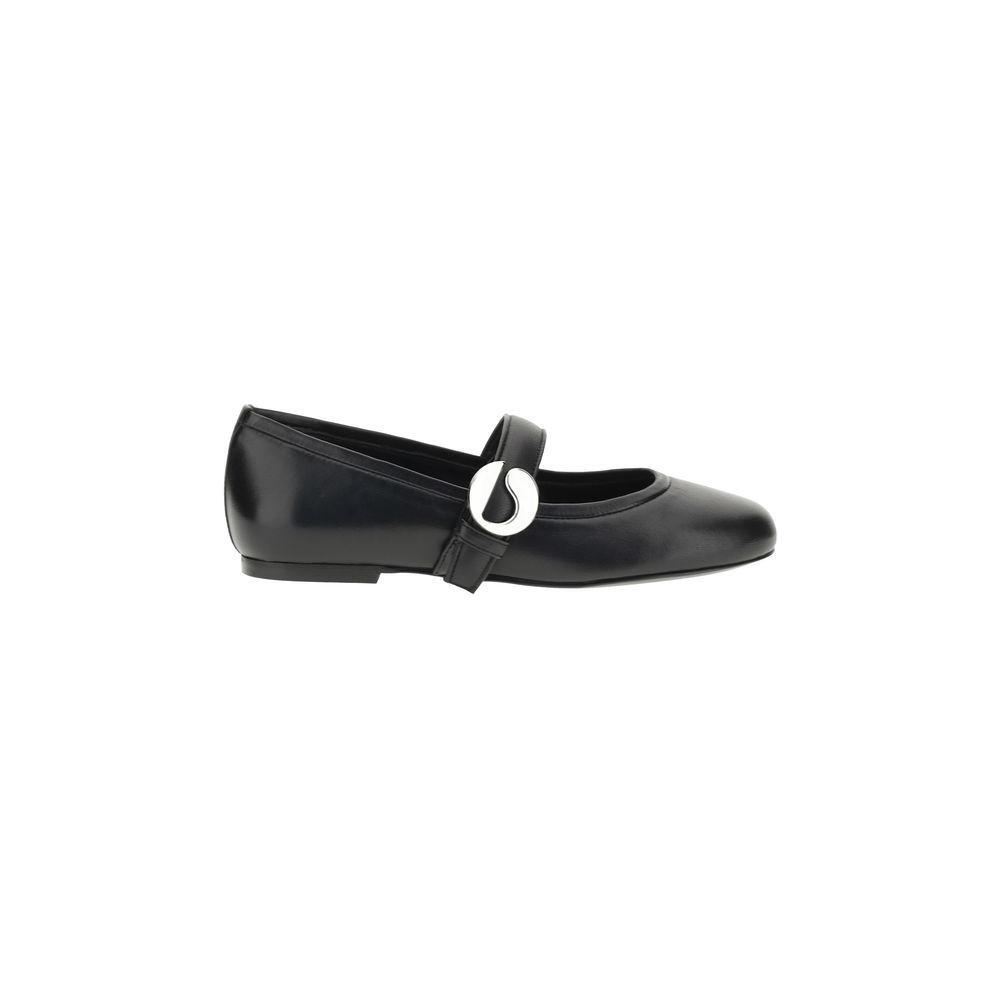 Coperni Leather Ballerinas CO-COPSH74F6016BLK-EU36/US6