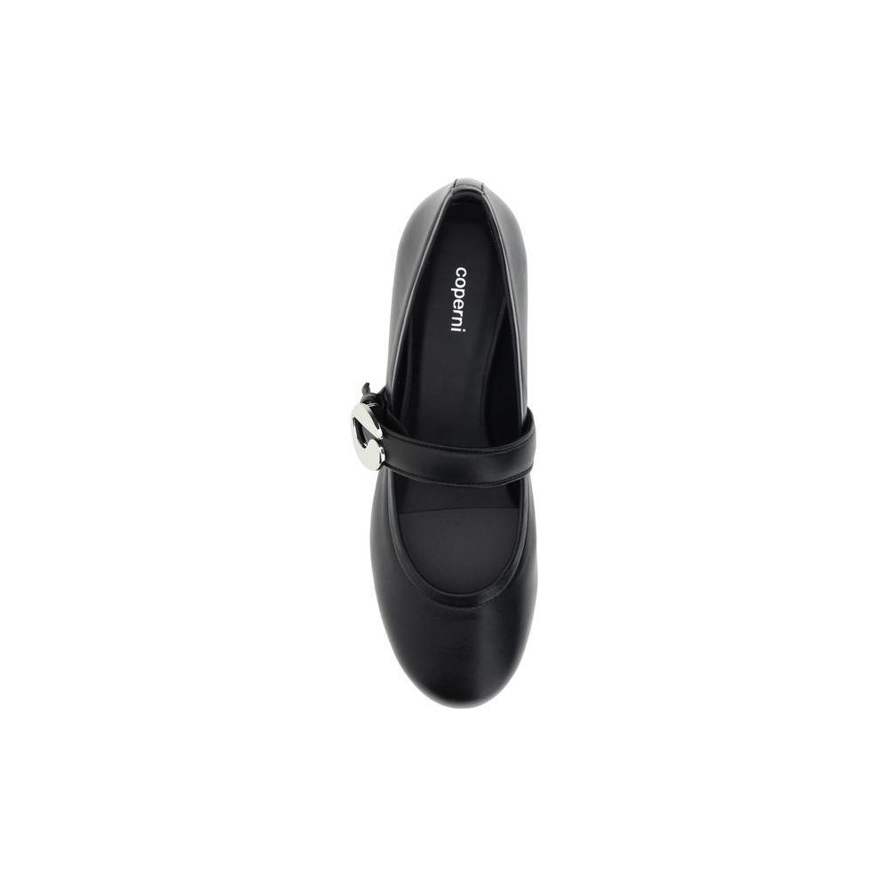 Coperni Leather Ballerinas CO-COPSH74F6016BLK-EU36/US6