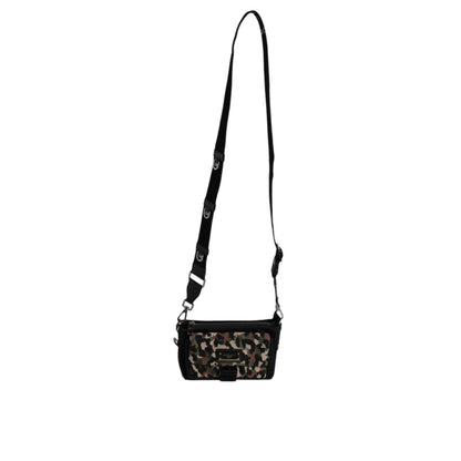 Dolce & Gabbana Multicolor Leopard Jacquard Crossbody Bag