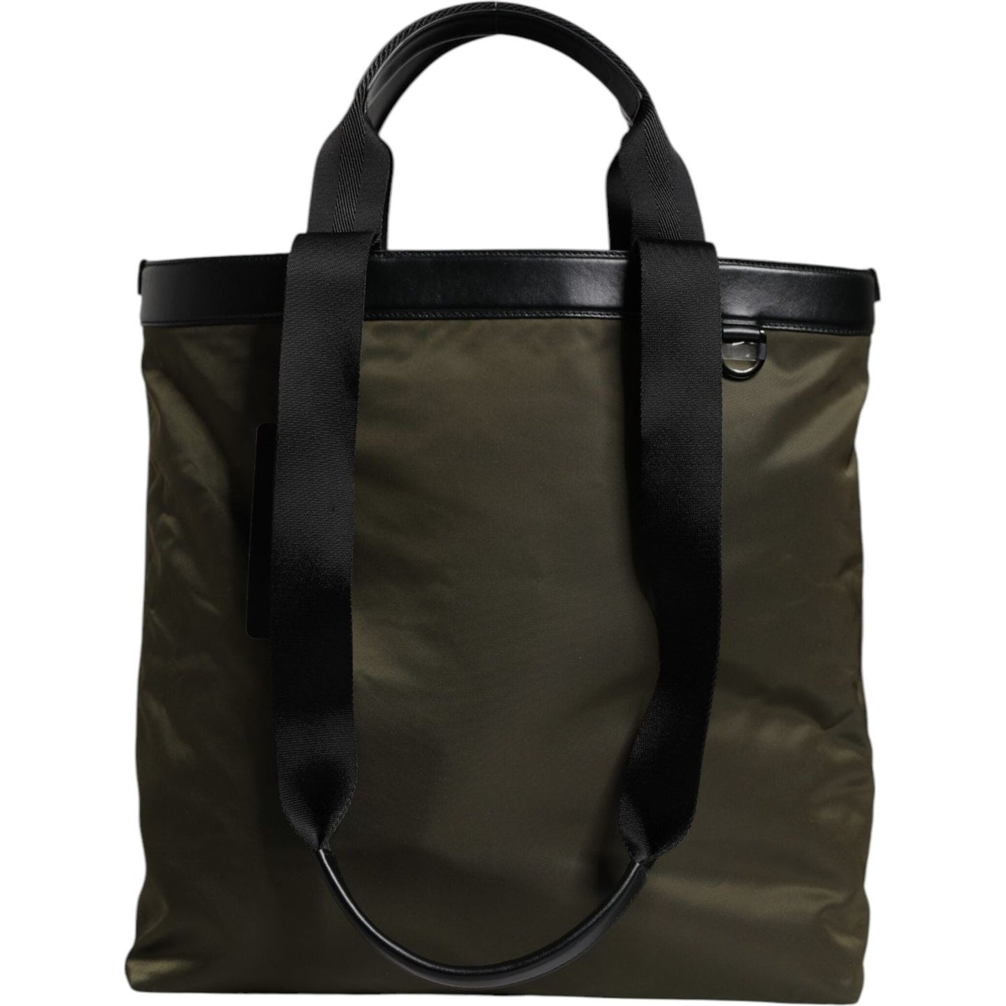 Dolce & Gabbana Military Green Nylon Shoulder Strap Tote Bag BAG4339