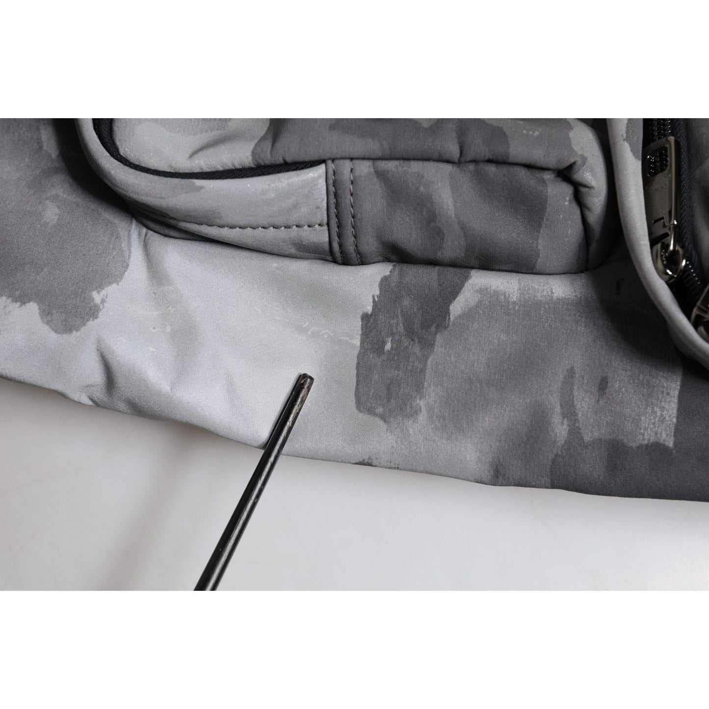 Dolce & Gabbana Black Camouflage Shoulder Strap Logo Plaque Bag