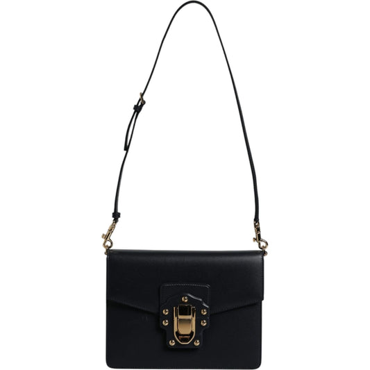 Dolce & Gabbana Black Calfskin Leather Shoulder Strap Bag BAG4309