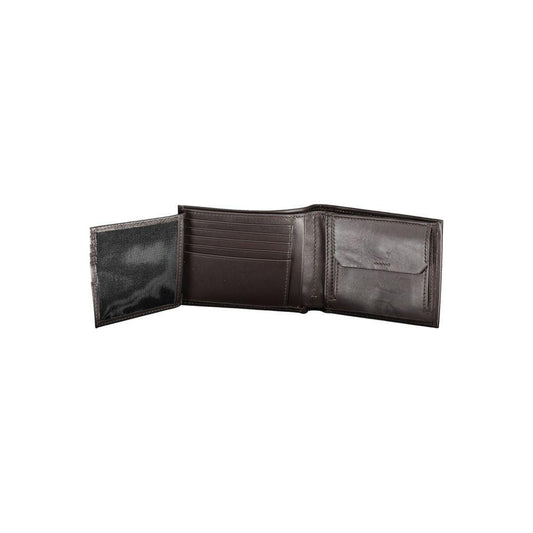 Calvin Klein Brown Leather Men Wallet CA-26332