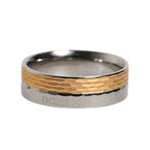 Dolce & Gabbana Gold Silver Tone Real Brass DG Logo Ring SMY10630-64