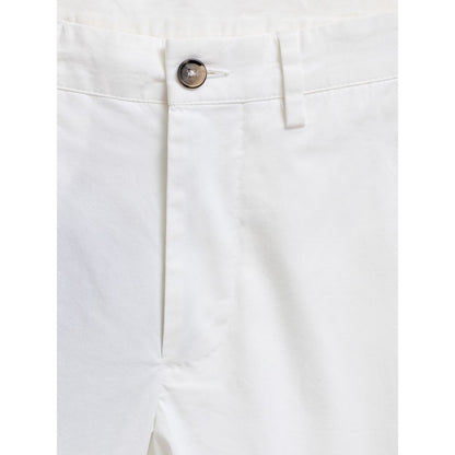 Dolce & Gabbana White Cotton Bermuda Shorts