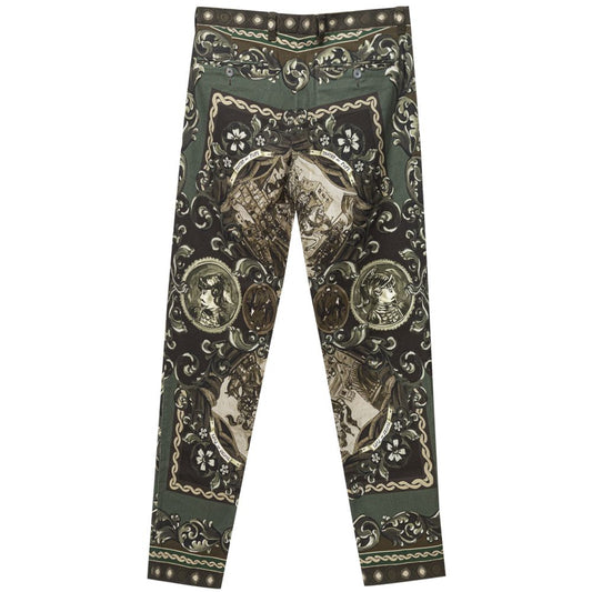 Dolce & Gabbana Dolce & Gabbana Green Cotton Jeans & Pant DO-5675674-IT44|L 1728,67397976224,Clothing,Dolce & Gabbana,Green,IT44|L,Jeans & Pants - Women - Clothing,New with tags,Women,Women - Clothing