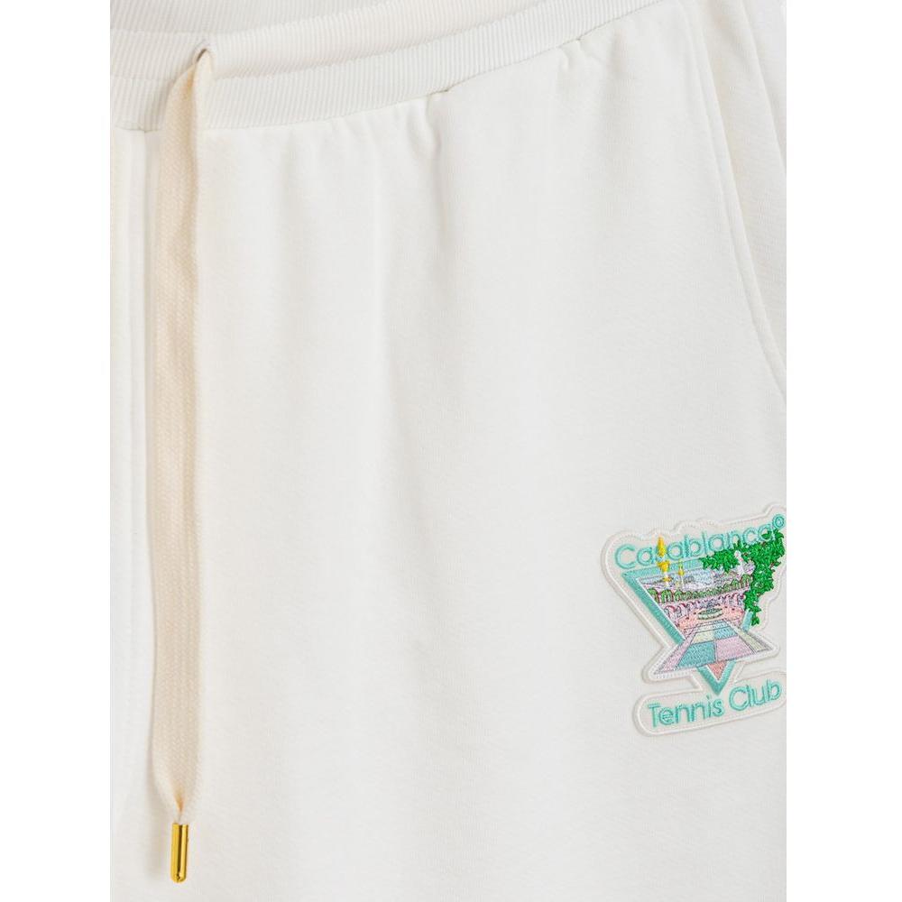 Casablanca White Cotton Athletic Pant CA-7559666-XL