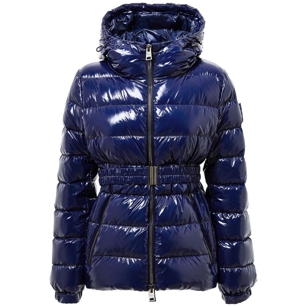 Herno Blue Polyamide Coat1728,67397976224,Blue,Clothing,Coats - Jackets & Coats - Clothing,Herno,IT42|M,Jackets & Coats - Clothing,Jackets & Coats - Women - Clothing,New with tags,Women,Women - Clothing