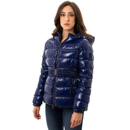 Herno Blue Polyamide Coat1728,67397976224,Blue,Clothing,Coats - Jackets & Coats - Clothing,Herno,IT42|M,Jackets & Coats - Clothing,Jackets & Coats - Women - Clothing,New with tags,Women,Women - Clothing