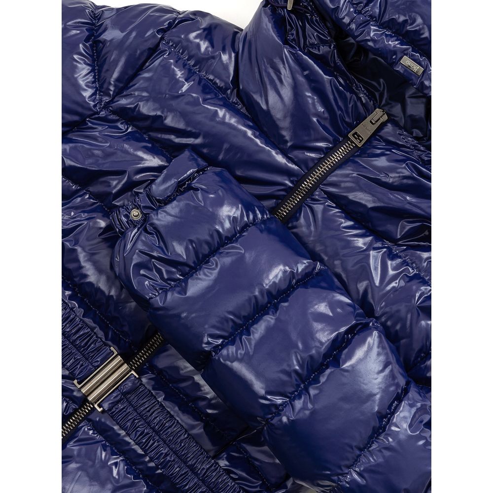 Herno Blue Polyamide Coat1728,67397976224,Blue,Clothing,Coats - Jackets & Coats - Clothing,Herno,IT42|M,Jackets & Coats - Clothing,Jackets & Coats - Women - Clothing,New with tags,Women,Women - Clothing