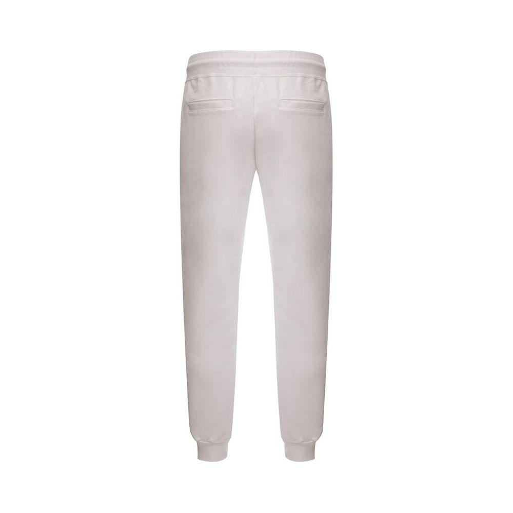 GCDS White Cotton Athletic Pants